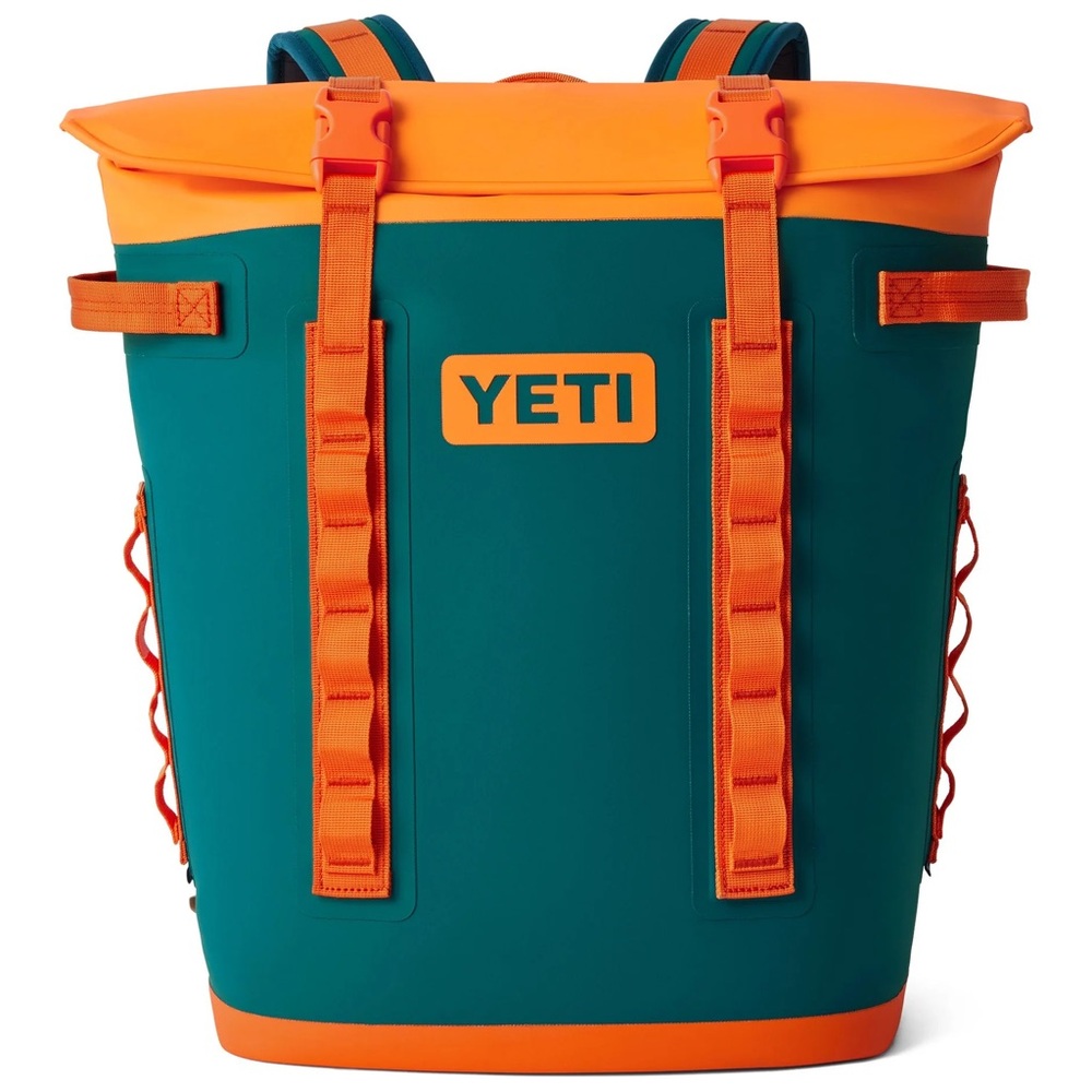 YETI Hopper M20 Backpack Soft Cooler Limited Edition Teal/Orange